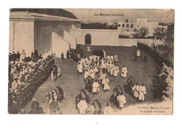 Maroc Le Sultan Moulay Youssef In Grand Ceremony