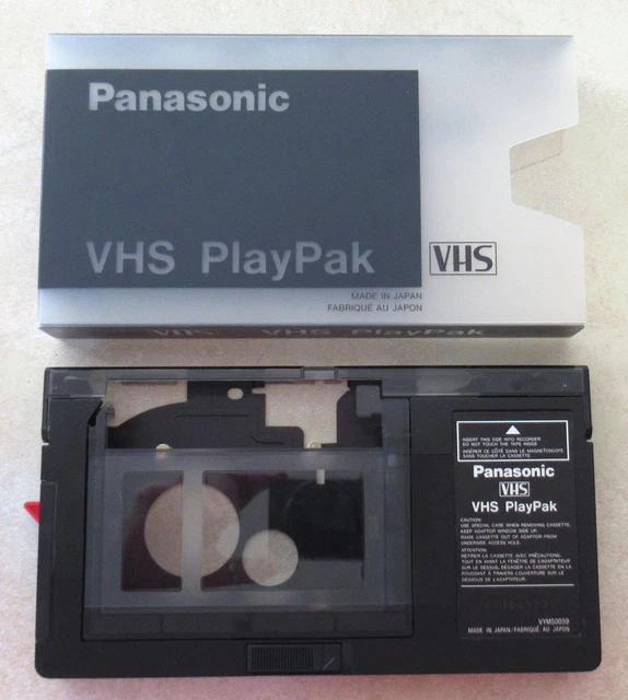 PANASONIC VHS PLAYPAK VHSC to VHS Motorized Converter Adapter VYMS0059