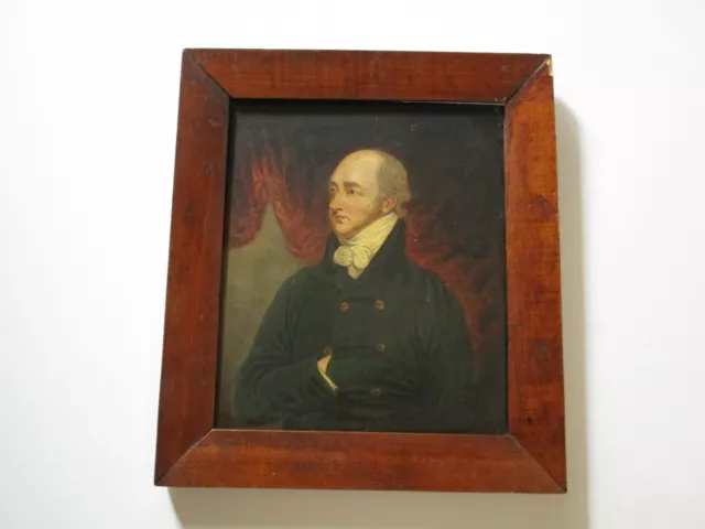 18Th To 19Th Century Oil Painting Portrait Men Male Man Estate Heirloom Iconic