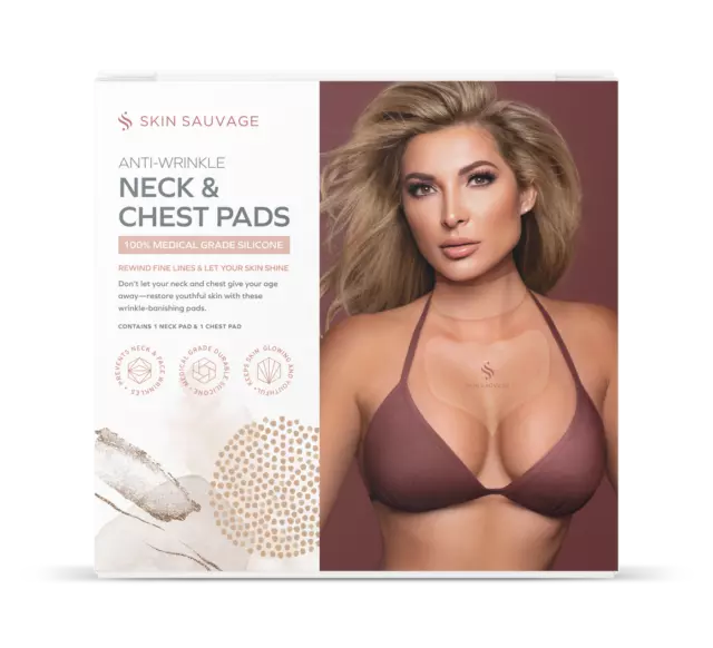 2 SILICONE CHEST Pads Anti Wrinkle Transparent Tighten Lifting Chest Skin  OLL $14.99 - PicClick