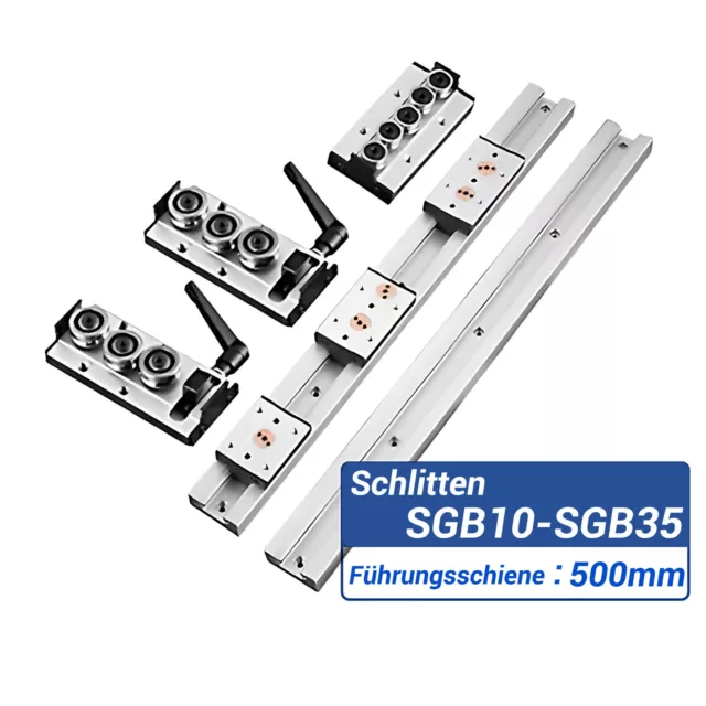 Eingebaute zweiachsige Linearführungen und Verriegelungsschlitten SGB10-SGB35