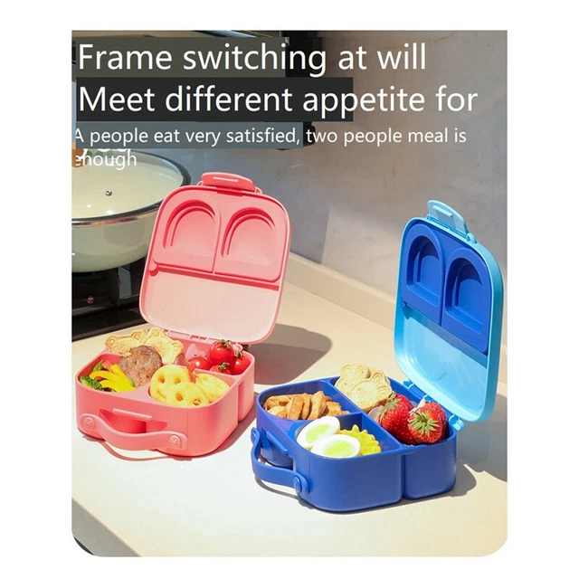 BENTO BOX CHILDREN, 1400Ml Lunch Box Children with Compartments