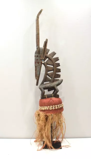 African Mask Bamana Chi Wara Headdress Mali