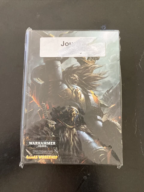 Warhammer 40k Space Marines Army 17cm Wolves Journal / Note Book Games Workshop