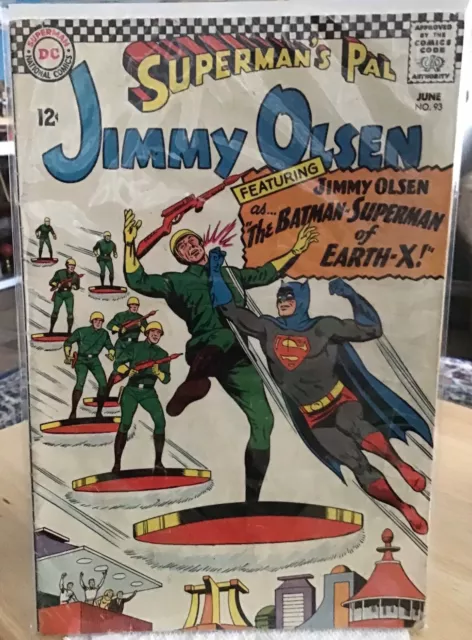 Supermans Pal Jimmy Olsen, Lot of 7 comics, Pub. 1966+, good condition, boarded 3
