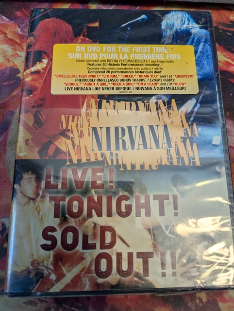 NIRVANA - LIVE Tonight Sold Out (VHS, 2000) $10.99 - PicClick CA