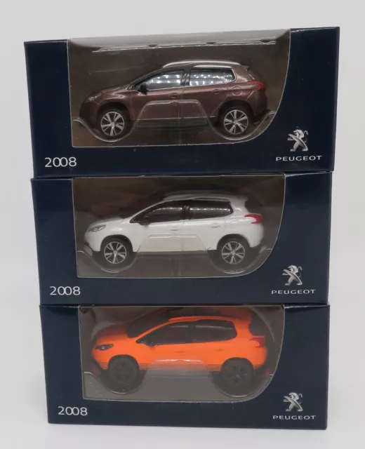 NOREV 3 INCH 1/64 Peugeot 2008 Mid-Life 2016 Ref 314831 & 3 Colors