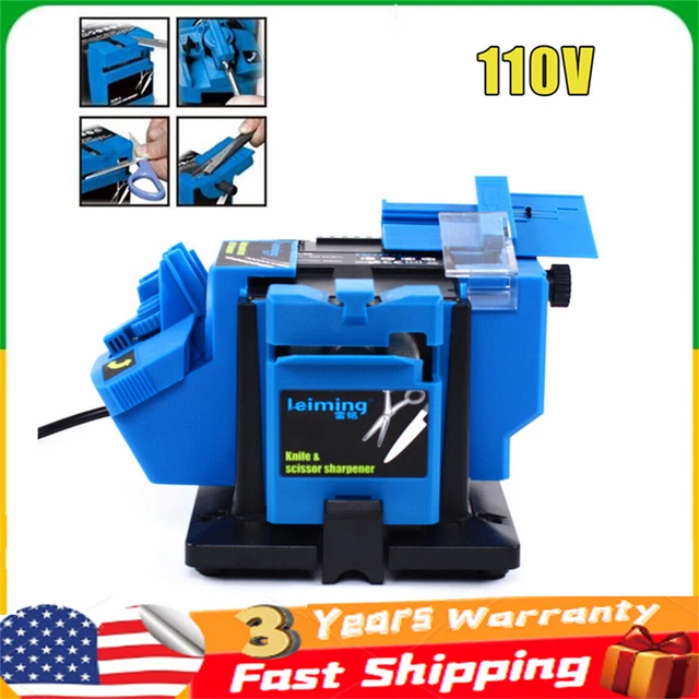 MULTI-TASK ELECTRIC SHARPENER Knife Scissor Drill Bit Chisel Sharpening ...