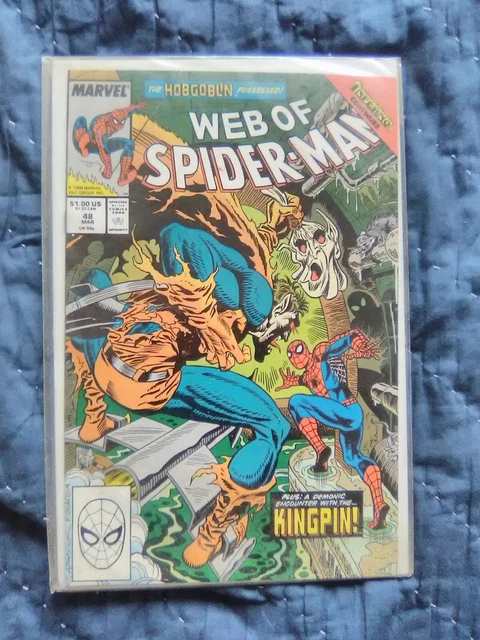 Web Of Spider-Man Issue #48 Marvel Comics