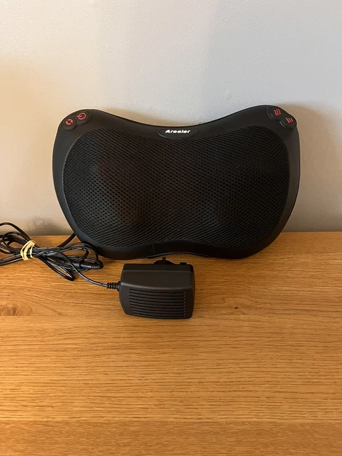 Masajeador de almohada Arealer Shiatsu con calor para espalda y cuello JXK002