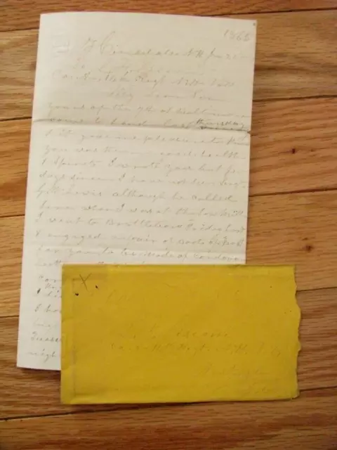 14Th New Hampshire Civil War Letter With Pow Deaths  News From Father 1865