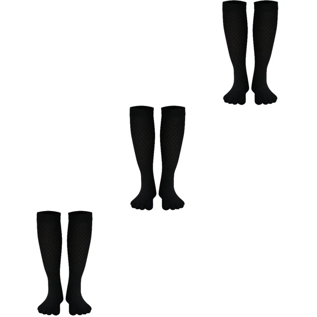 3 Pairs Tabi Chaussettes Coton Homme De Sport À Cinq Doigts