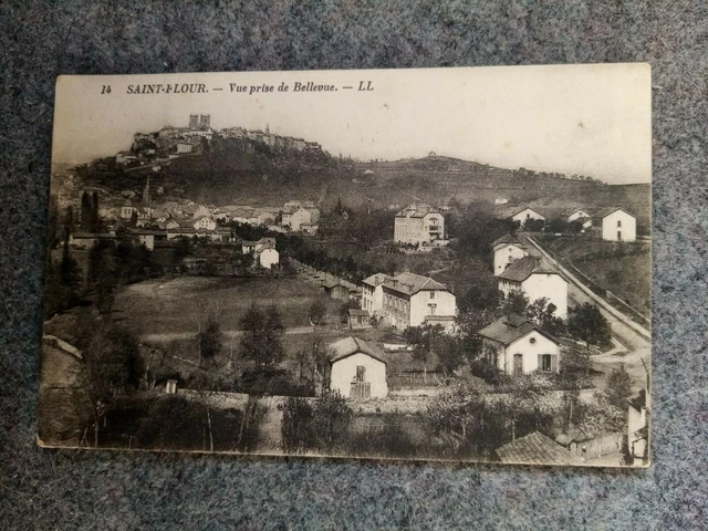 Cpa Saint Flour View Taken By Bellevue