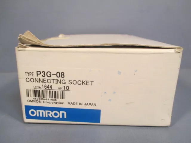 Omron 8-Pin Socket Timer Relay (8 Pcs) P3G-08