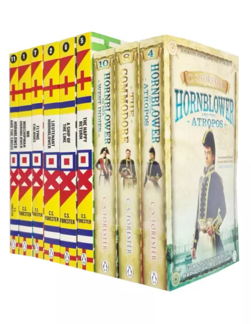C　$289.21　Hornblower　FORESTER　11　AU　Books　S　Pack　Set　RRP:　PicClick　Saga　Collection
