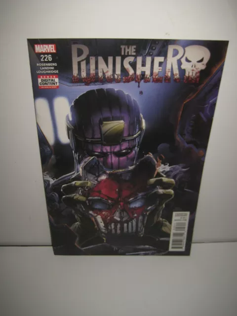 Punisher #226 Clayton Crain War Machine Armor Cover Marvel Comics Low Print 2018