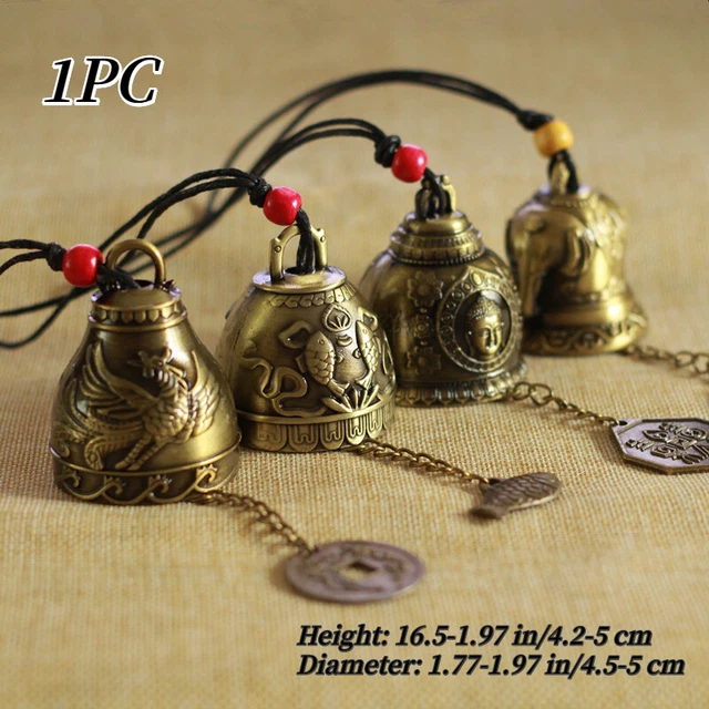 1X Lucky Blessing Bell Dragon Fish Feng Shui Garden Windchime Chic Ornament Gift
