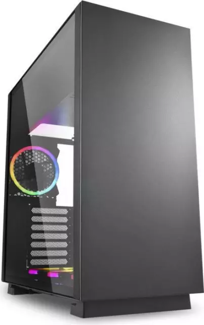 Sharkoon Pure Steel RGB, Tempered Glass Midi Tower, PC Gehäuse, Case