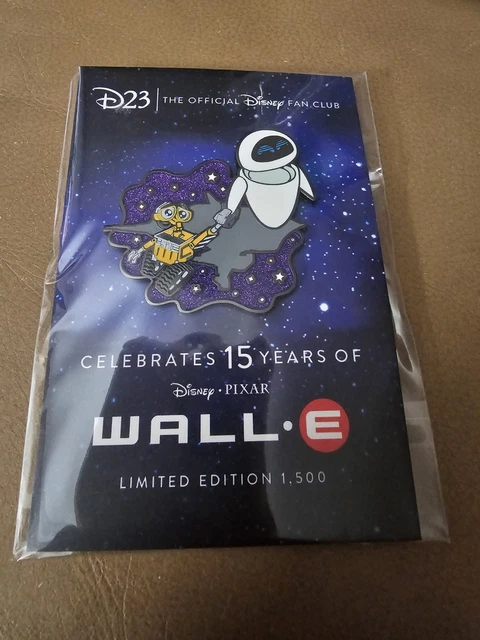 DISNEY PIXAR D23 Wall-E & Eve 15th Anniversary Exclusive Pin LE 1500 ...