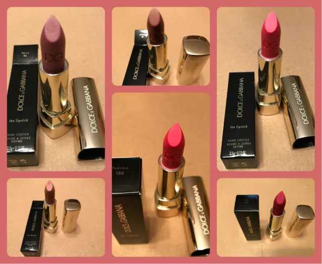 Dolce & Gabbana The Lipstick Classic Cream Full Size 0.12 oz New In Box