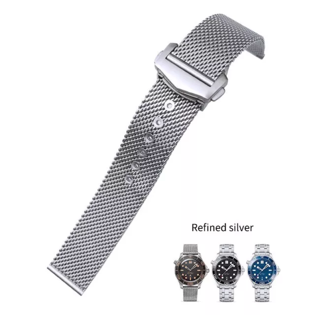 CINTURINO MILANESE MAGLIA di Acciaio per Omega Speedmaster