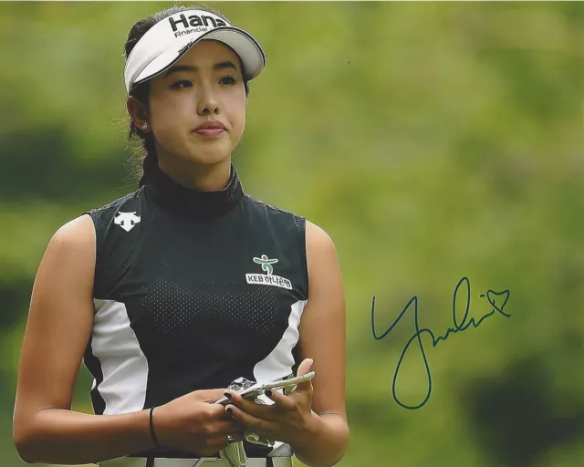 LPGA GOLFER YEALIMI NOH SIGNED 8x10 PHOTO TOURNAMENT CHAMPION COA SOLHEIM CUP