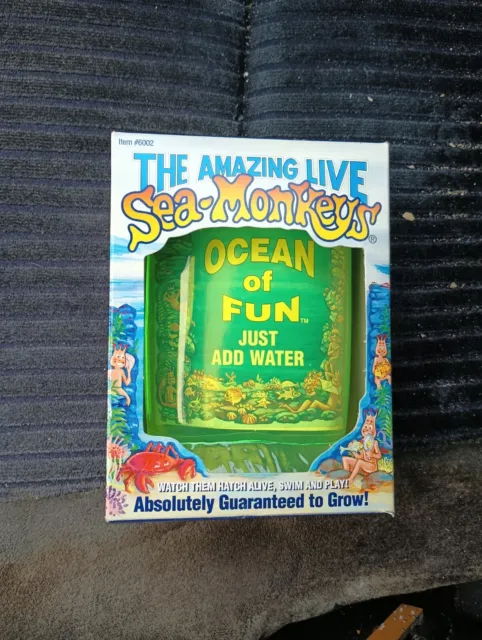 Vintage 1996 The Amazing Live Sea Monkeys Ocean Of Fun Kit