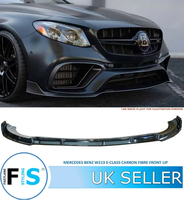 FOR MERCEDES E CLASS W213 A238 C238 AMG SPORTS E63 LOOK FRONT SPLITTER LIP 2021+