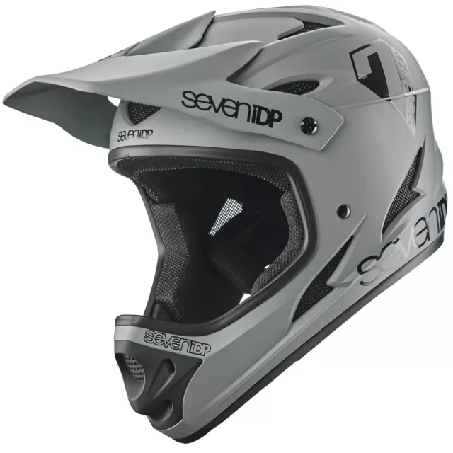 7Idp M1 Full Face Mountain Bike/Bmx/Enduro/Ebike Helmet Grey Medium++Sale