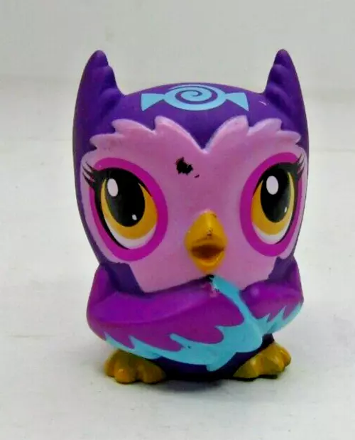 Littlest Pet Shop Purple Blue Candy swirl Blind Bag Owl #3306