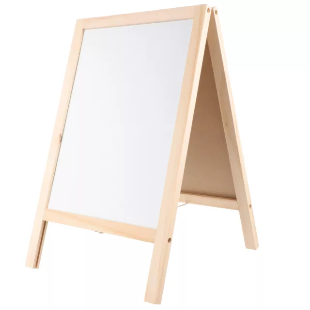 Wooden Child Stand up Menu Board Frame Chalkboard Children Whiteboard