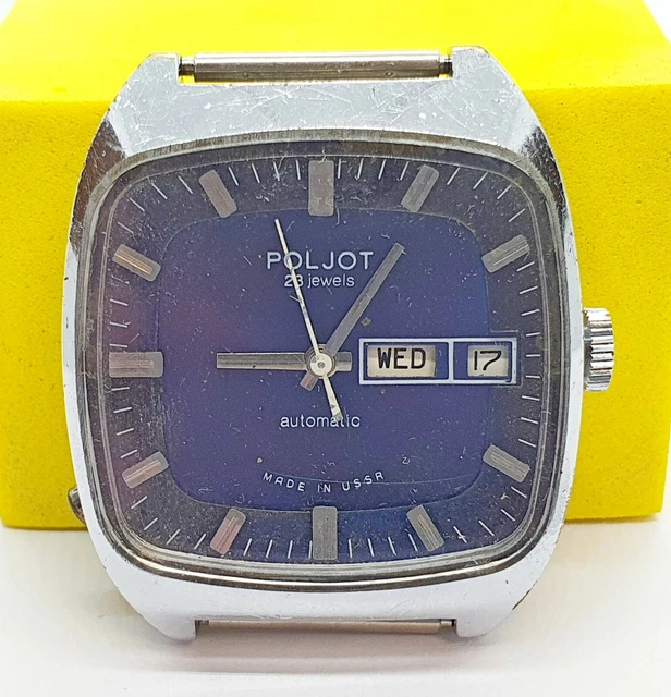 RORIOS Orologio classico da uomo inciso al quarzo analogico orologio con calendario in acciaio inossidabile cinturino retrò orologio da uomo uomo, blu argento, Bracciale