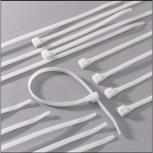 Gardner Bender DoubleLock 8 pulgadas x 0,17 pulgadas Corbata de cable de nailon de color natural