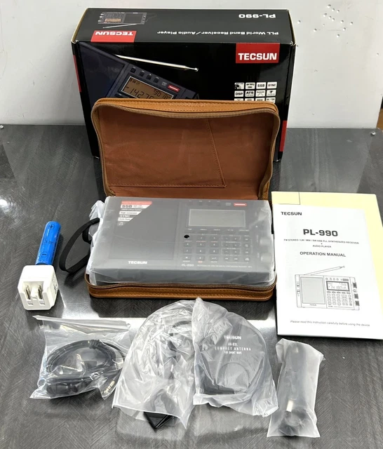 TECSUN PL-990 PLL Triple Conversion AM/FM/LW/SW/SSB Radio $350.53 ...