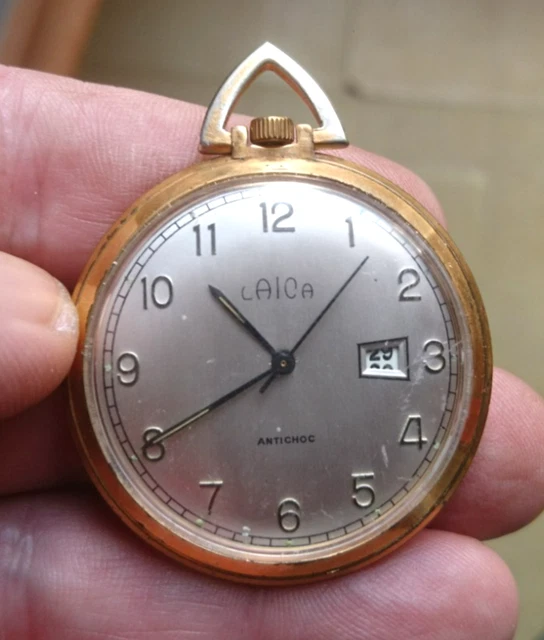 Remontoir De Montre De Poche Vintage - Plaqué Or, état D'occasion - Référence 117-28/A7