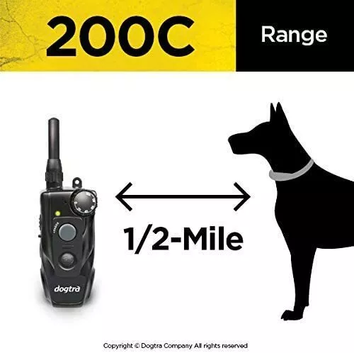 Dogtra 200C Compact Remote Dog Training Collar System 1/2-Mile Waterproof - NEW! 3