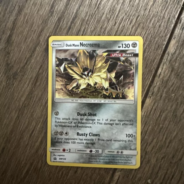  Pokemon Singles - Dusk Mane Necrozma - SM124 - Promo