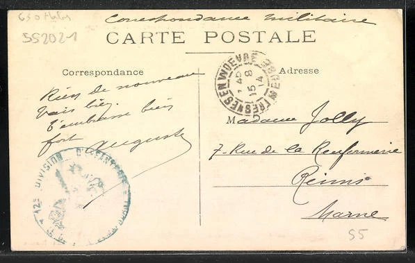 CPA Fresnes-en-Woevre, Place Margueritte et le Pont 1914 2
