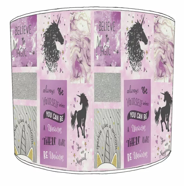 Princess Unicorn Lampshades, Ideal To Match Unicorn Bedding Sets & Duvet Covers.