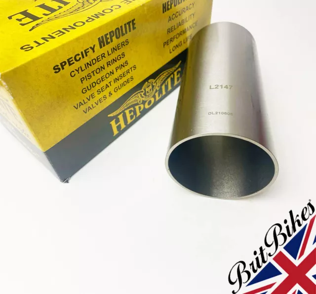 Hepolite Bsa A7 Ohv 500Cc (1951-62) Cylinder Liner (66Mm) - Fs.2207 Made In Uk