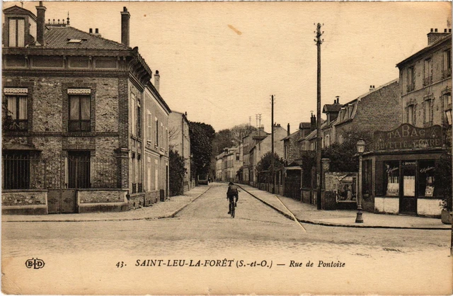 CPA Saint-Leu Rue de Pontoise FRANCE (1330289)