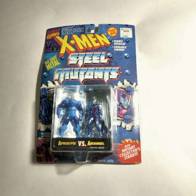 1994 Sealed ToyBiz Marvel X-Men Steel Mutants Apocalypse Vs Archangel