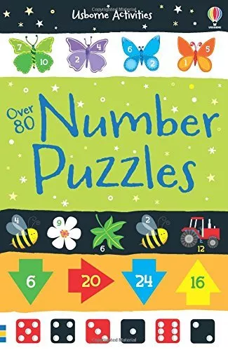 Over 80 Number Puzzles (Usborne Puzzle Books) By Various