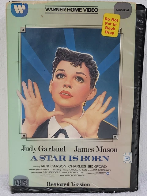 A STAR IS Born (2 VHS,1954) Big Box - Judy Garland - Warner Home Video