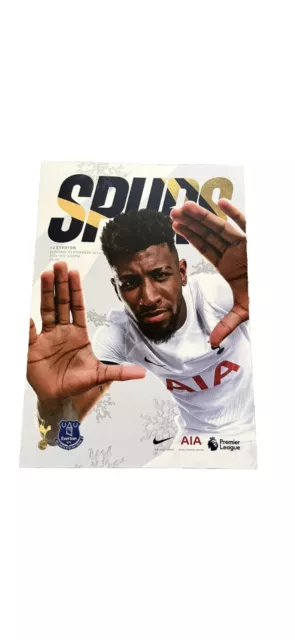 TOTTENHAM HOTSPUR SPURS v EVERTON PREMIER LEAGUE 23/12/23 MATCHDAY PROGRAMME NEW