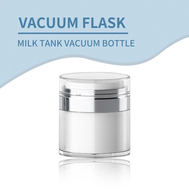 Botellas de vacío acrílico prensado en contenedor cosmético lociones lata recargable (50 ml)