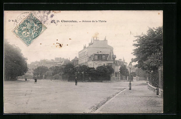 CPA Charenton, Avenue de la Mairie