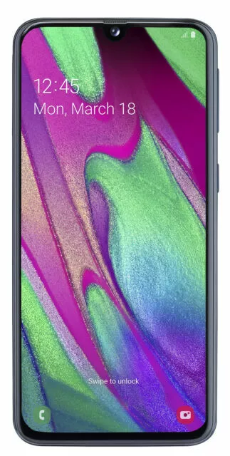 Samsung Galaxy A40 - 64GB - Black (Unlocked) (Dual SIM) - READ MAIN - Ref A337
