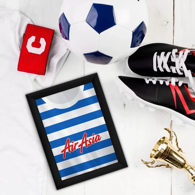 Personalised QPR | 2015 Home Shirt | Retro Metal Sign Plaque | Frame Options