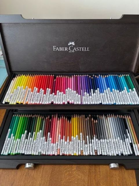 Faber-Castell Wooden Case Of 120 Polychromos Coloured Pencils